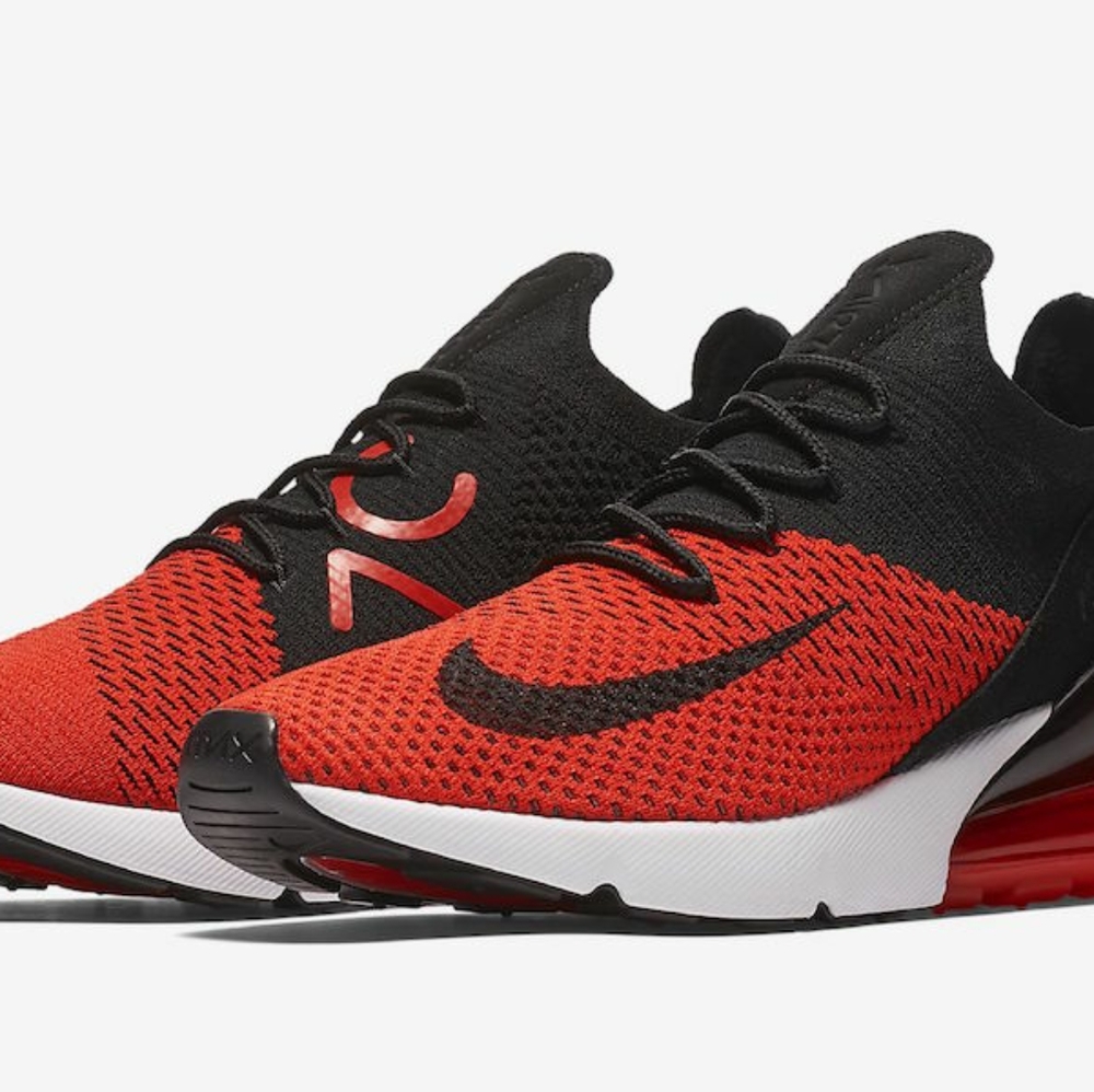 New Nike Air Max 270 Flyknit Bred shoes